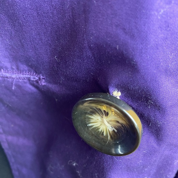 Purple Coffeeshop NYC Trench Coat - Picture 8 of 8